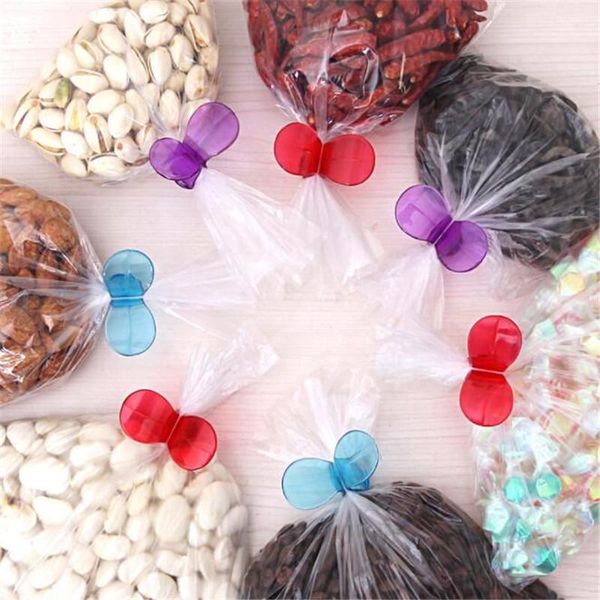 

bag clips 6pcs food snack storage seal sealing kitchen home plastic close clip organizer