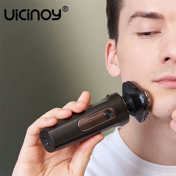 Uicinoy Electric Razor Men Shaver Hine ricaricabile da barba per il trimmer impermeabile a secco bagnato 220222