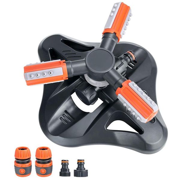 

watering equipments garden sprinkler, lawn automatic 360 degree rotating sprinkler adjustable hose