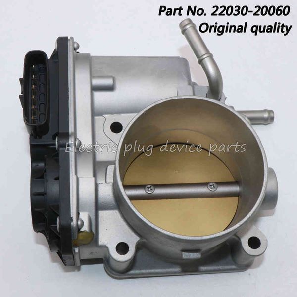 

oe# 22030-20060 throttle body valve for camry highlander solara es300 es330 rx330 rx350 rx400h 3.3l 22030-0a020
