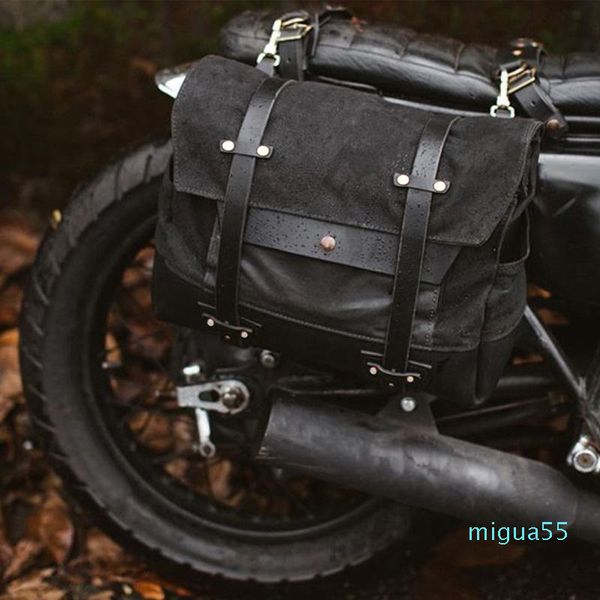 

cross body vintage locomotives side cladding general waterproof convex motorcycle bag knight shoulder helmet package