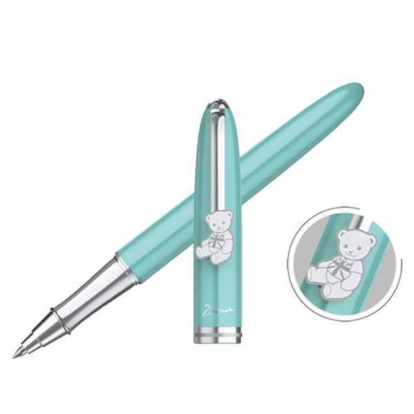 

ballpoint pens picasso pimio 922 metal roller ball pen green teddy series writing for business office & school stationery, Blue;orange