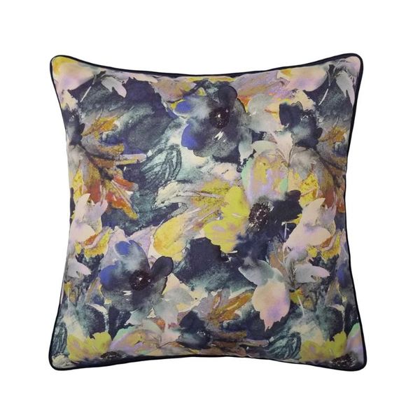 Moda soyut çiçekler Yumuşak Kumaş Yaprakları Evde Kanepe Sandalye Yastık Kapağı Dekoratif Tasarımcı Yastığı Kılıfı 45x45cm 2 Renkler Yastık/Dekorativ
