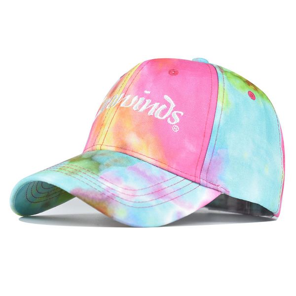 

2021 baseball cap snapback hat tie-dye a variety of color cap hip hop fitted cap hats for men women grinding multicolordio chan contact, Blue;gray