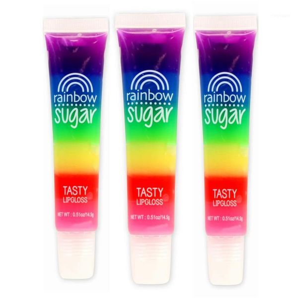 

rainbow tasty sugar lip gloss1