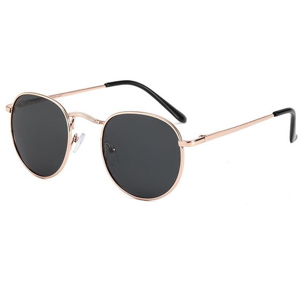 

outdoor eyewear wangaiyao2021 curved beam round frame sunglasses men's fashion polarized face driving glass