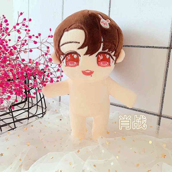 

20cm star idol only a pop knuffel xiaozhan wangyibo caixukun yiyangqianxi body-shape accessories kawaii replaceable body