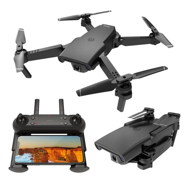 

drone hd 4k optical flow dual camera foldable quadcopter wifi real time transmission fpv helicopters vs kf609 sg107 drones