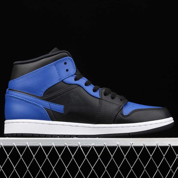 

real jumpman 1 men's basketball shoes royal blue sport laces shoe box full size us5.5-us12jogk