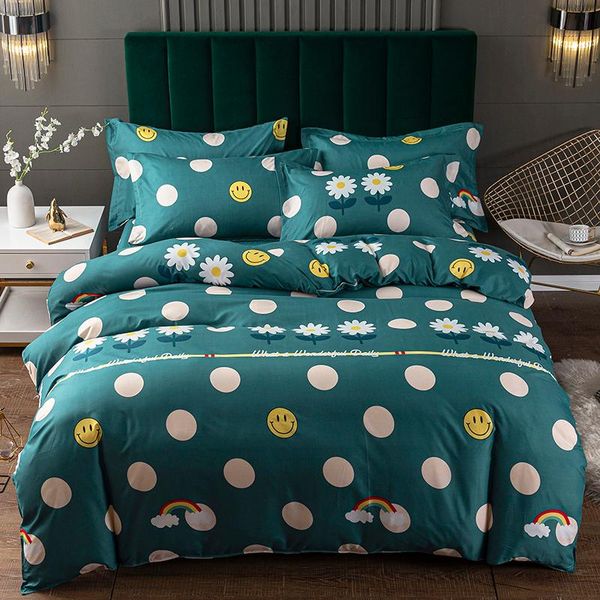 

anti-folding king ,twin ,full size,4 pieces bedding set 1 duvet cover ,2 pillow shams and bed sheet  sets