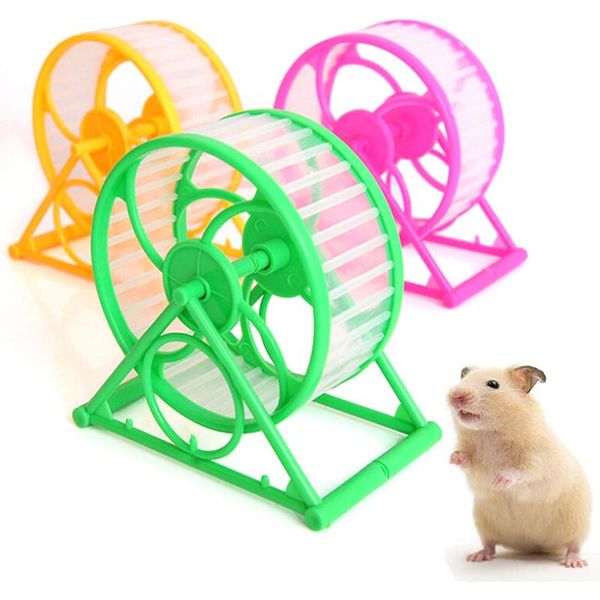 

small animal supplies hamster exercise wheel assembled plastic pets running wheels cage toys for sized pet hamsters gerbil mice guinea pig