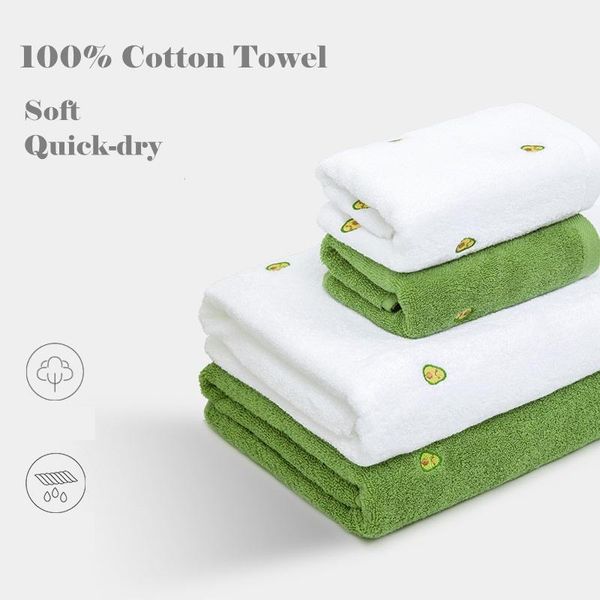 

towel fashion 100% cotton bath 70*140cm soft quick-dry embroidery face