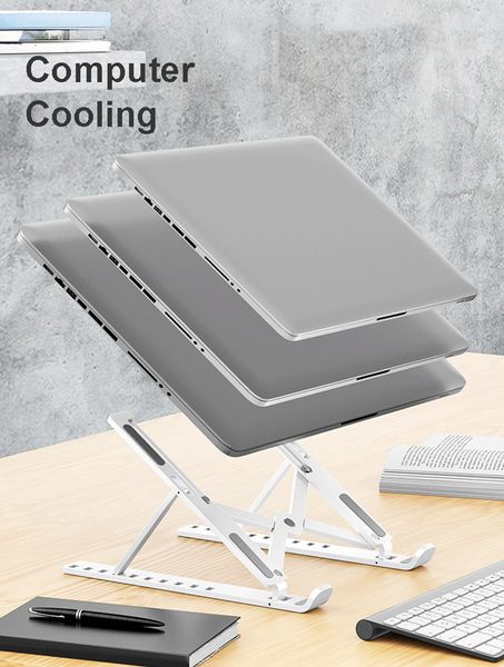 Suportes de mesa dobráveis ​​ajustáveis ​​do nível multi criativo para o suporte de refrigeração do suporte do caderno com produtos de alta qualidade