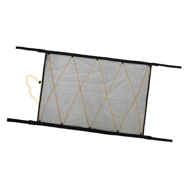 

car organizer black roof parts storage bag accessories ceiling cargo mesh polyester