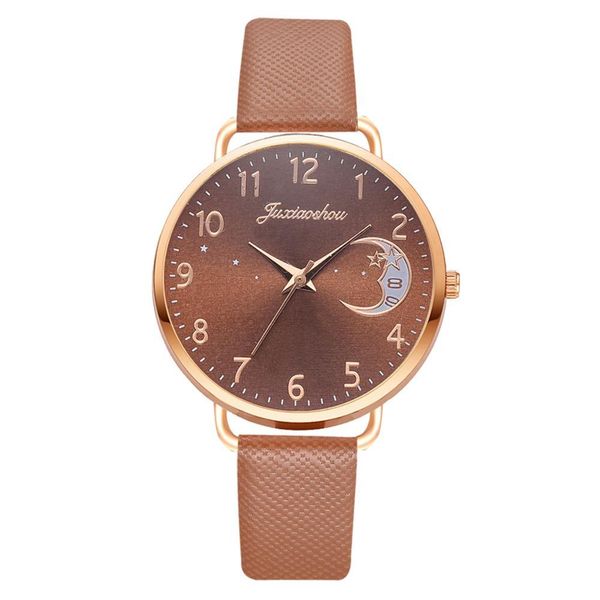 

women watch quartz watches 36mm waterproof fashion business wristwatches lady gifts color17, Slivery;brown