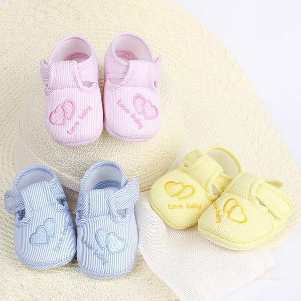 

first walkers baby walk zapatos soft sole cartoon anti-slip shoes born girl boy comfortable cotton toddler