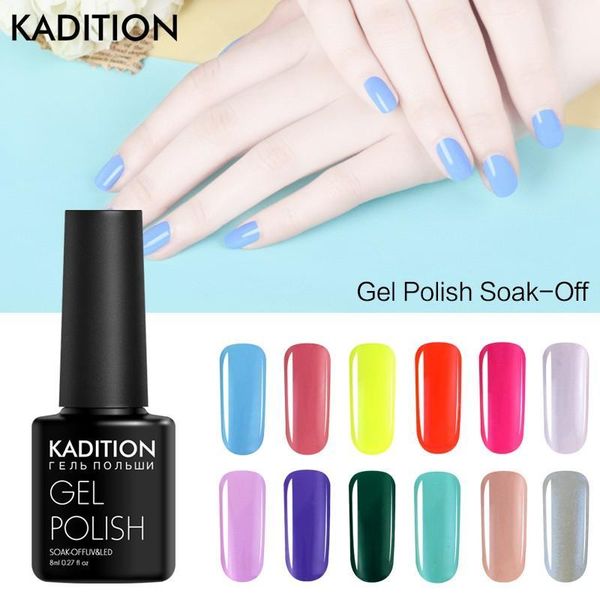 

soak off semi-permanent 29 colors uv lamp gel nail polish lacquer 8ml pure color hybrid varnish1, Red;pink
