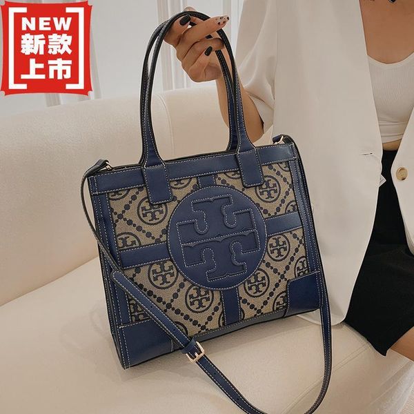 

designer handbags mature outgoing large capacity canvas tote women's 2021 new fashion single shoulder messenger bag portable shopping b