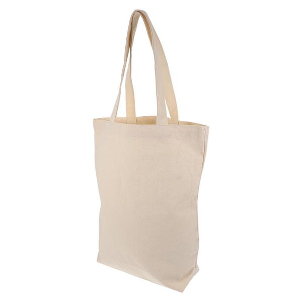 

storage bags 1pc portable simple shopping bag shoulder canvas tote pouch handbag