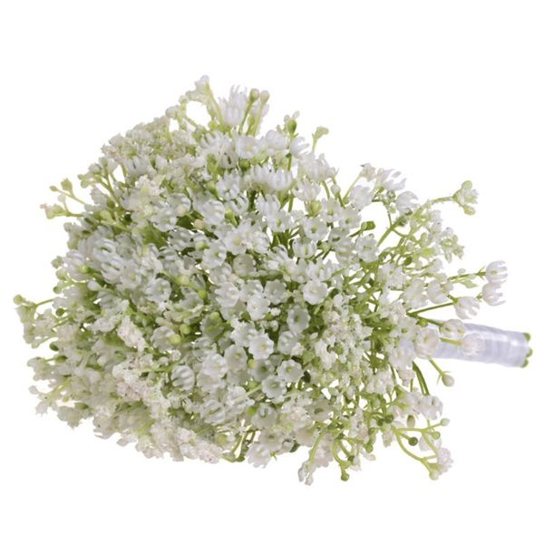 

white breath artificial gypsophila flowers fake diy floral bouquets arrangement wedding home decor silk party decorative & wreaths