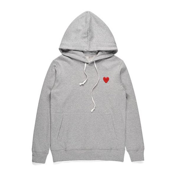 

2021 play designers hoodie #c050c off autumn winter fashion men women cardigan sweatshirt harajuku luxurys heart pattern white coats cdg cas, Black