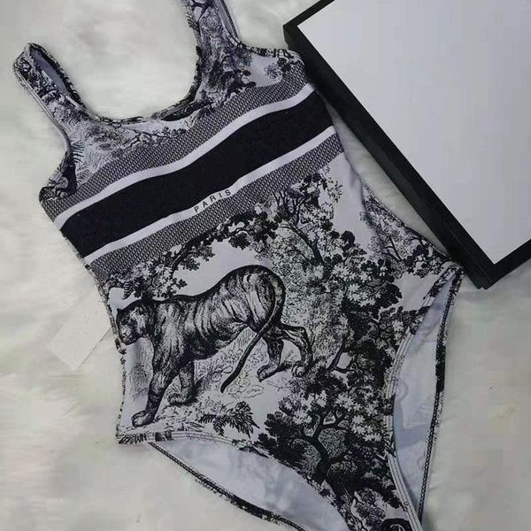 

women tiger floral swimsuit animals bikini fashion bathing suit multi beach swimwear lady one piece beachwear summer