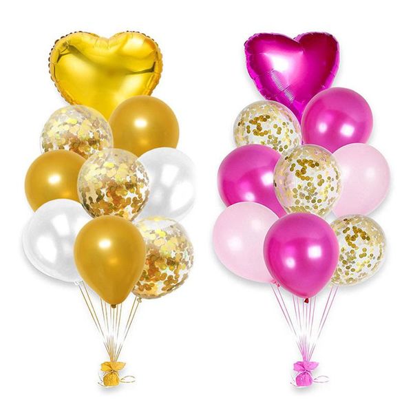 

party decoration wedding latex colorful balloons confetti air inflatable ball helium balloon birthday decorations supplies