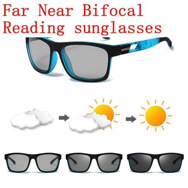 

sunglasses pochromic bifocals reading for women men look near far sports presbyopia glasses magnifier driver eyeglasses nx, White;black