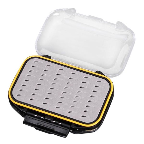 

double side waterproof pocket fishing box foam insert tackle tool clear accessories