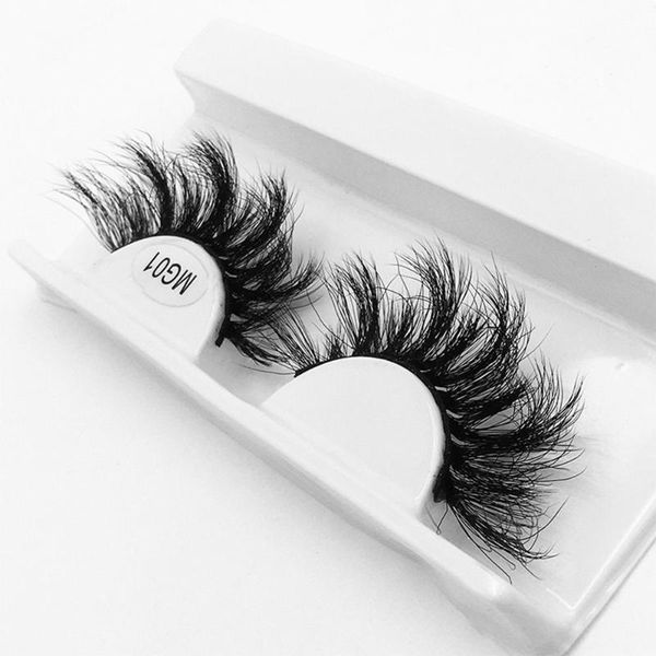 

false eyelashes 1pair 8d mink hair with tweezer multilayers soft fluffy wispy fake extension handmade eye makeup tool