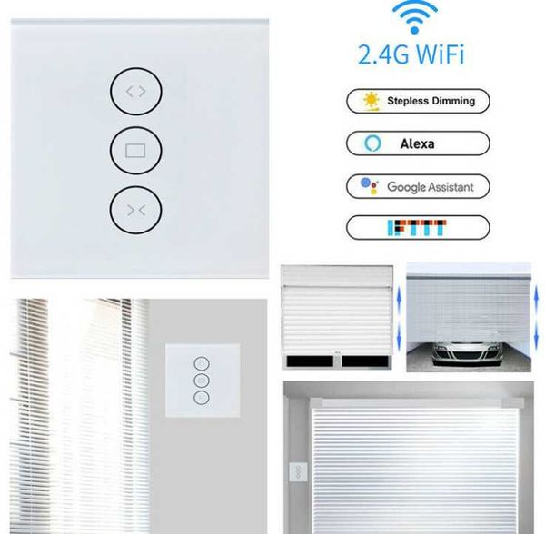 

smart home control tuya wifi electric curtain motor switch module blinds with remote google aelxa