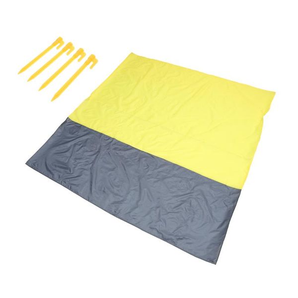 

outdoor pads 1pc waterproof picnic mat beach blanket camping with 4pcs pegs