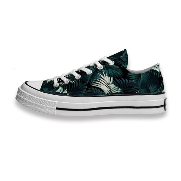 

custom printed sho dark green hawaii botany sneakers low mens womens skateboard sport footwear diy trainers canvas casual shoe
