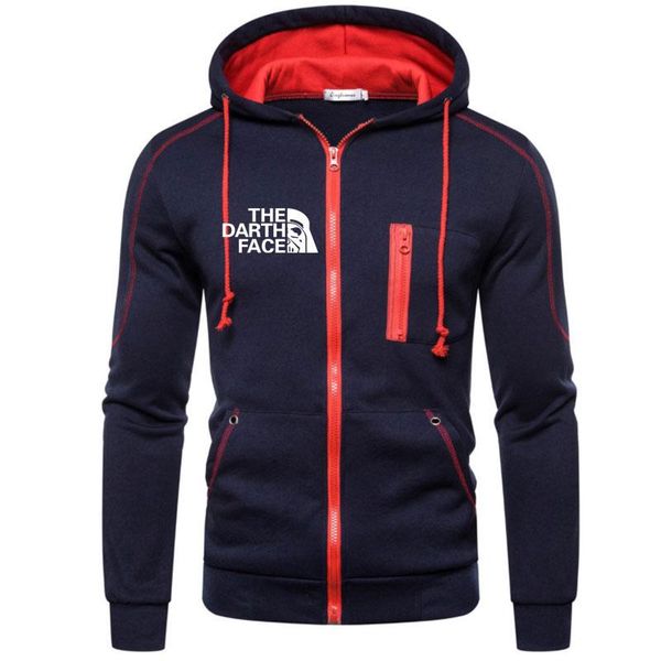 

men's hoodies & sweatshirts 2021 brand mens zipper hooded jacket men cotton pullover hoodie sweatshirt for male, Black