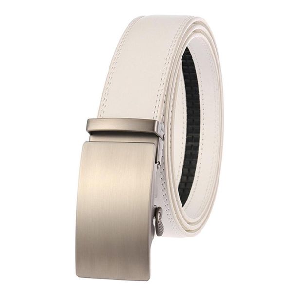 

belts 160 170-180 businesses genuine leather for men fasten automatic male black, Black;brown