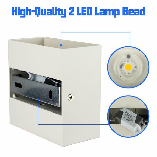 

wall lamp modern up down sconce lighting fixture light indoor decoration clh@8