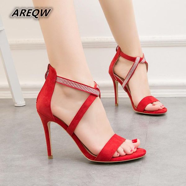 

sandals 2021 summer female high heel fashion luxury women sandal super shoes, Black