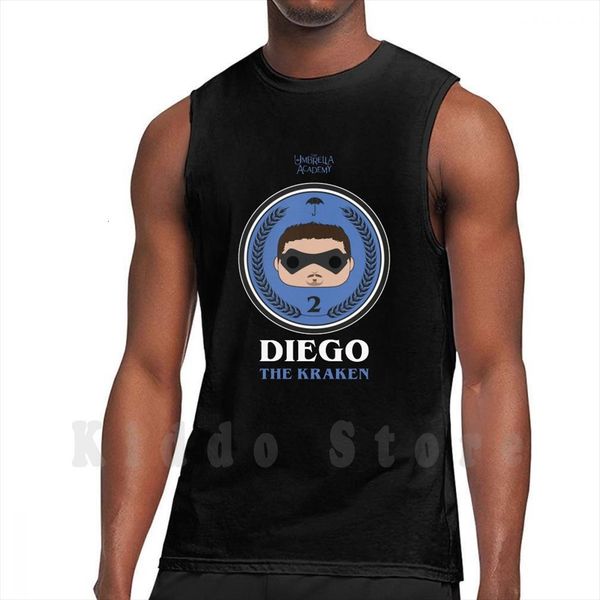 

umbrella academy 2 diego the kraken tank vest sleeveless uniform, White;black