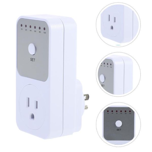 

timers 1-10 hour timing adjustable mechanical outlet timer power saving socket us plug