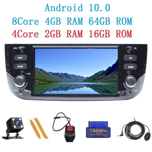 

android 10.0 autoradio for punto linea evo 2012 2013 2014 2021 multimedia player gps steering wheel control wifi car dvd