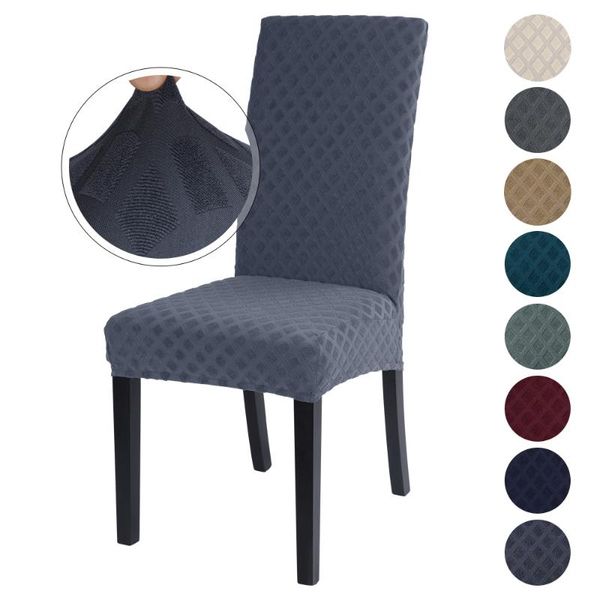 

thick dust guards chair cover solid color plain protector seat slipcover case sofa cushion covers for home kitchen 1/2/4/6 pcs