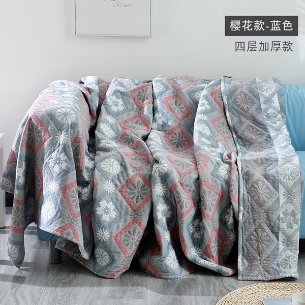 

blankets nordic cotton muslin summer office home sleeping sofa bedding throw soft travel breathable gauze blanket bed cover