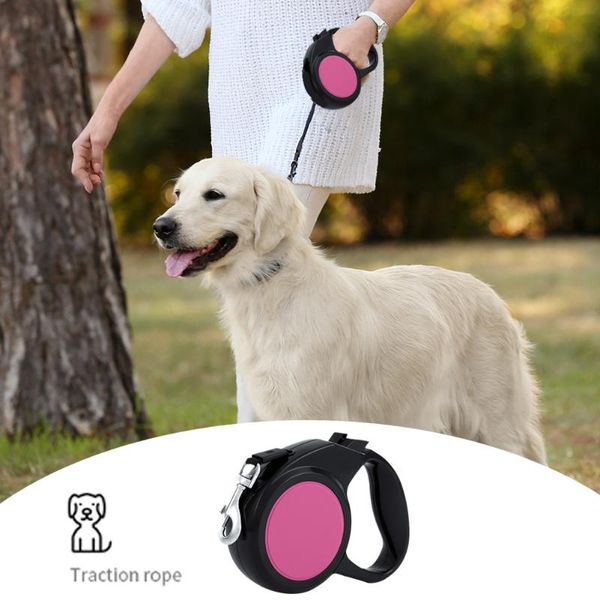 

dog collars & leashes dogs pet retractable leash automatic flexible puppy cat traction rope belt for small medium