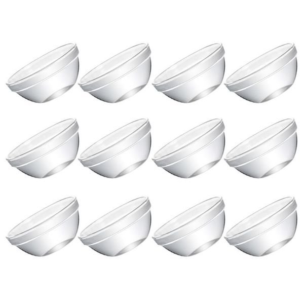 

bowls 12pcs multi-function glass pudding serving for home