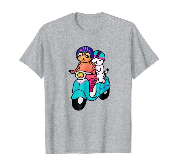 

Vaporwave Aesthetic - Cats on Retro Scooter T-Shirt, Mainly pictures