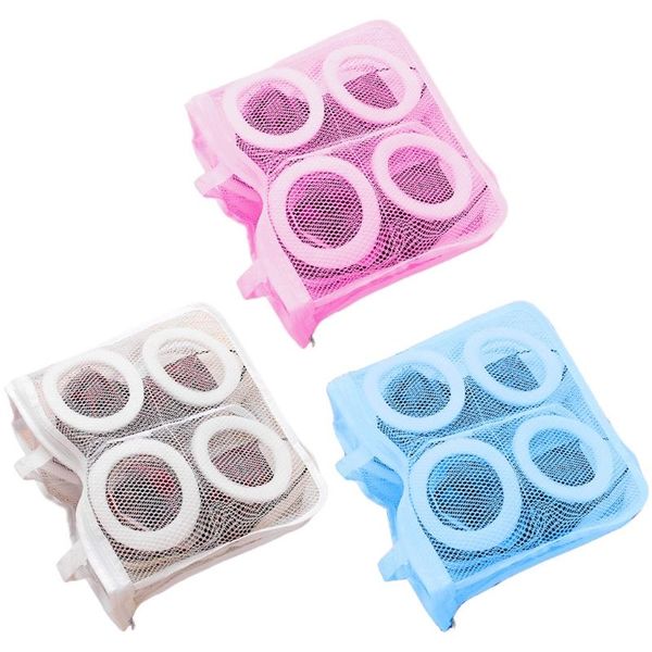 

laundry bags practical clothes shoes organizer mesh tote bag dry shoe home portable