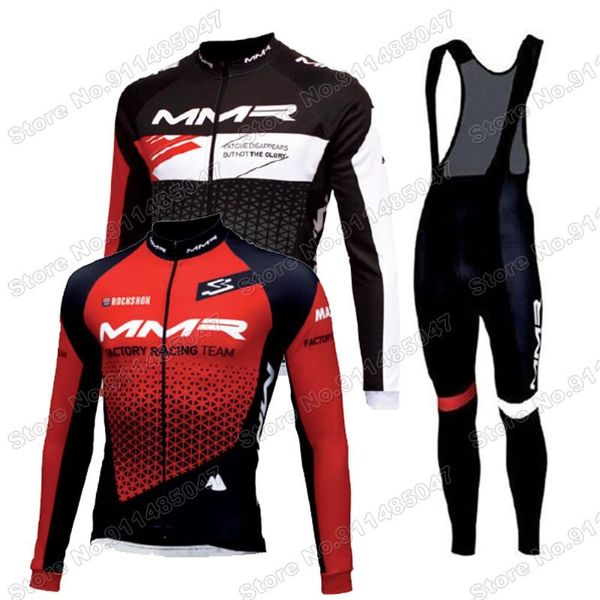 

team 2021 summer cycling jersey set clothing suit mens long sleeve mtb bike road pants bib ropa ciclismo racing sets, Black;blue