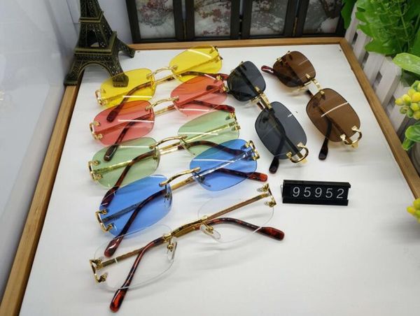 

france sports sunglasses for men environmentally fashion man women glass rimless retro vintage gold glasses frame buffalo sun, White;black