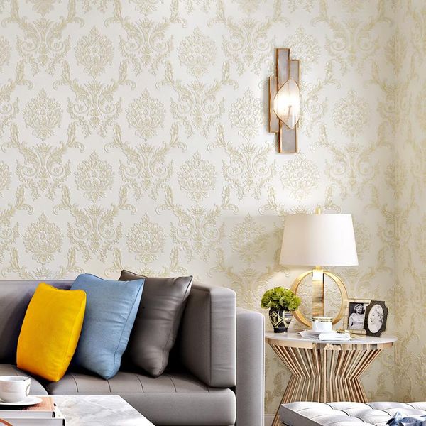 

wallpapers vintage european damask flower wallpaper roll luxury living room wall paper 3d bedroom peel and stick murals zq014