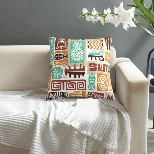

pillow seamless exotic tiki pattern pillowcase printed cushion cover sofa waist